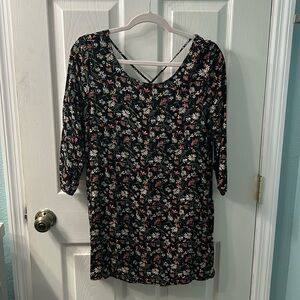 Forever 21 Floral T-Shirt Dress